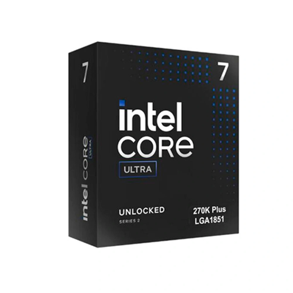 CPU Intel Core Ultra 7 270K Plus (24 nhân, 24 luồng, 5.5GHz, 36MB) - Box