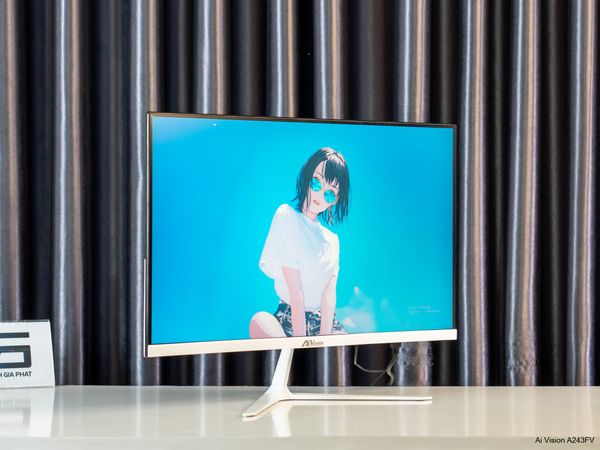 AiVision A243FV (24inch, VA, FHD, 100Hz, 5ms) - Màu trắng