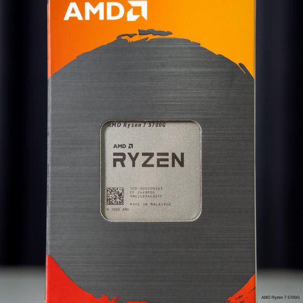 CPU AMD Ryzen 7 5700G (AMD AM4, 8 Core, 16 Thread, 3.8Ghz - 4.6Ghz, Cache 20MB)