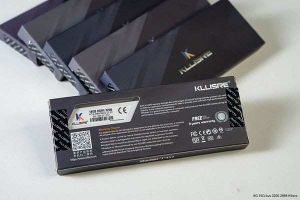 Ram PC Kllisre 16GB 3200MHz DDR4 New Box - Màu trắng