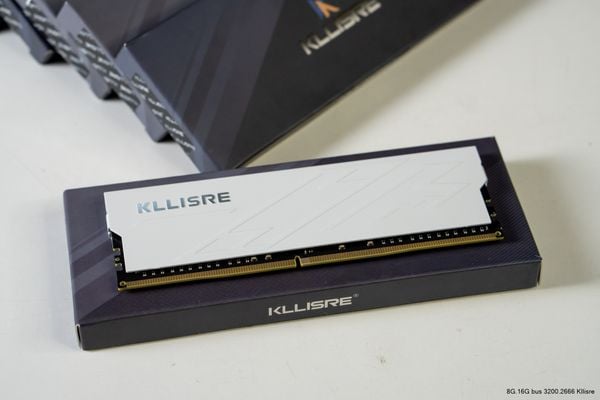 Ram PC Kllisre 16GB 3200MHz DDR4 New Box - Màu trắng