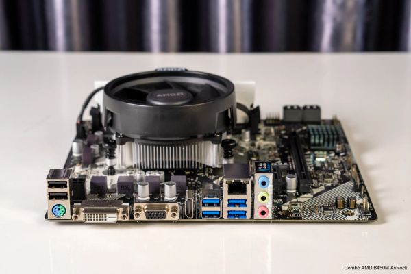 Combo Mainboard AMD B450M - Ryzen 7 5700X Tray - Ram 8G/3200