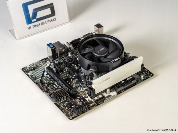 Combo Mainboard AMD B450M - Ryzen 7 5700X Tray - Ram 8G/3200