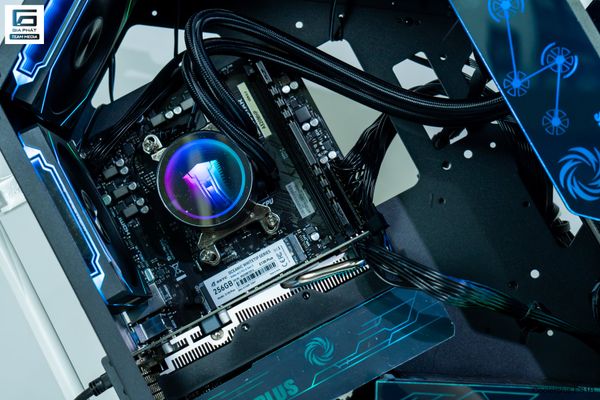 PC Gaming AMD Ryzen 5 5500 mạnh như i5 11400F - GTX1060 6G - SSD NVMe 512G - RAM 16G