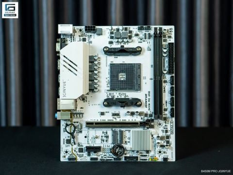 Bo mạch chủ JGINYUE B450M PRO ARGB DDR4 AMD AM4 - Màu trắng