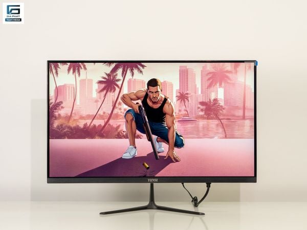 Yunsi Y250ZF Phẳng (24.5 inch, 100Hz, FHD, 1ms, VGA -HDMI) - Màu đen