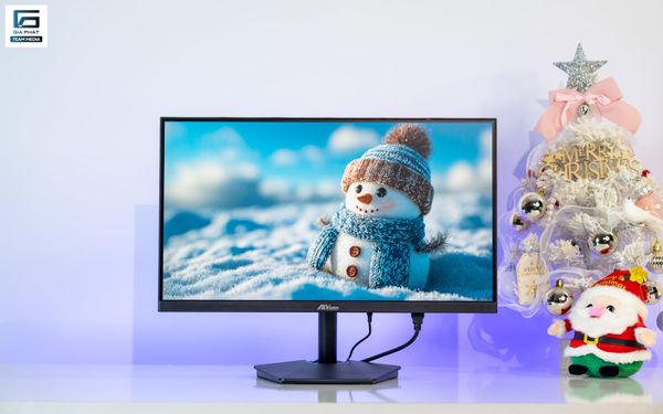 Màn hình VSP AiVision A222FV (Chân đế mới, 22inch, VA, FHD, 100Hz, 5ms) - Màu đen