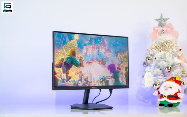 Màn hình VSP AiVision A222FV (Chân đế mới, 22inch, VA, FHD, 100Hz, 5ms) - Màu đen