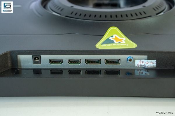 Yunsi Y340ZM 34 inch Phẳng (4K, 165Hz, 1ms, DP-HDMI) - Màu đen