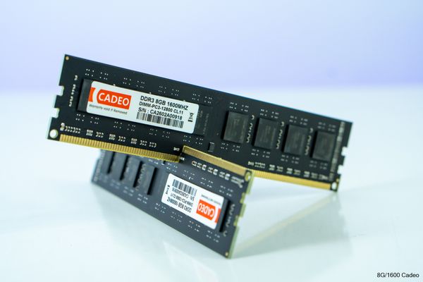 Ram máy tính CADEO 8GB/1600 DDR3 không tản - Màu đen