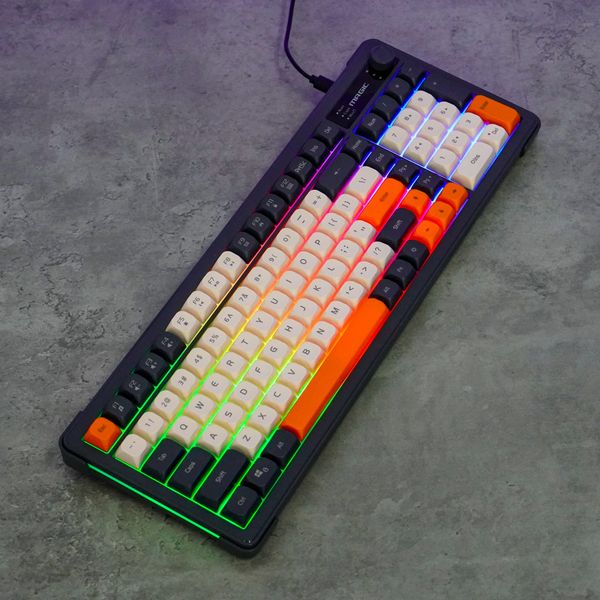 Bàn phím giả cơ Magic K-01L LED RGB Type-C - Mix