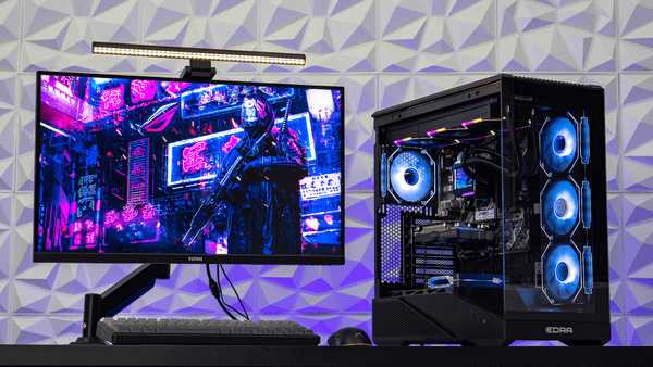 Case máy tính Gaming EDRA ECS1508 ATX - Màu đen