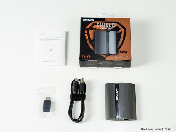 Ổ cứng di động SSD HIKSEMI 1TB T300S - Màu xám