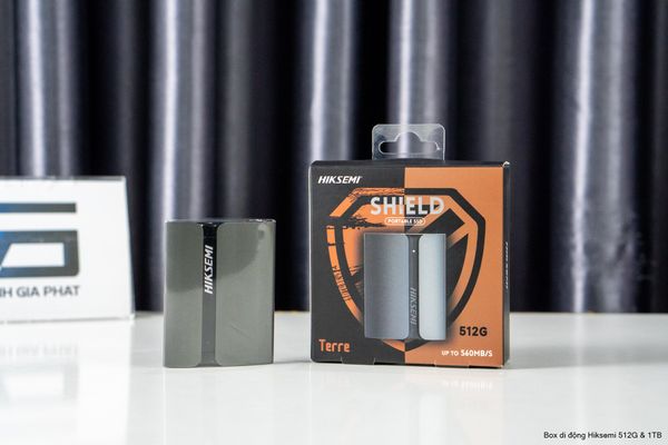 Ổ cứng di động SSD HIKSEMI 512GB T300S - Màu xám