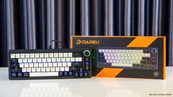 Bàn phím cơ Gaming Dareu EK65s Dream Switch - Đen trắng