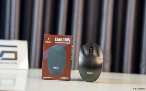 Chuột E-dra EM608W (2.4GHz, 1000DPI) - Màu đen