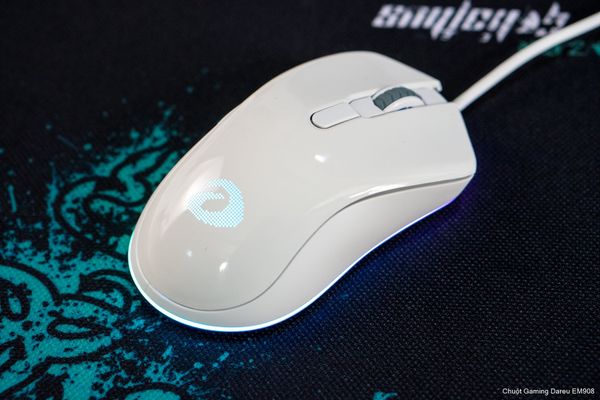 Chuột Gaming DAREU EM908 (LED RGB, BRAVO sensor) - Màu trắng