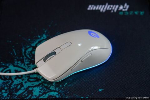 Chuột Gaming DAREU EM908 (LED RGB, BRAVO sensor) - Màu trắng