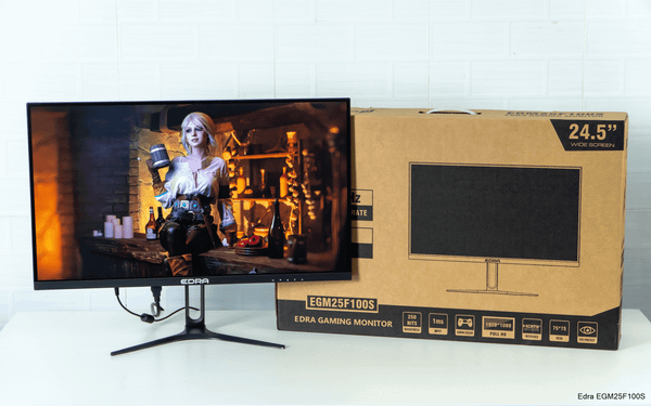 Màn hình Gaming EDRA EGM25F100S (25 inch, FullHD, 100hz) - Màu đen