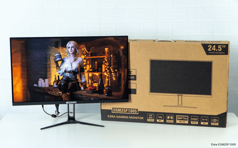 Màn hình Gaming EDRA EGM25F100S (25 inch, FullHD, 100hz) - Màu đen
