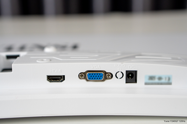 Yunsi Y240Q7 24 inch (100Hz, VA, 1ms, FHD, Cong nhẹ) - Màu đen