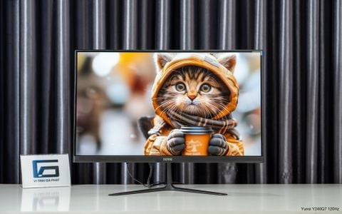 Yunsi Y240Q7 24 inch (100Hz, VA, 3ms, FHD, Cong nhẹ) - Màu đen