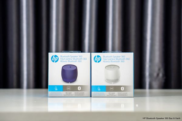 Loa HP Bluetooth Speaker 360 5.0 USB-C - Màu bạc/xanh