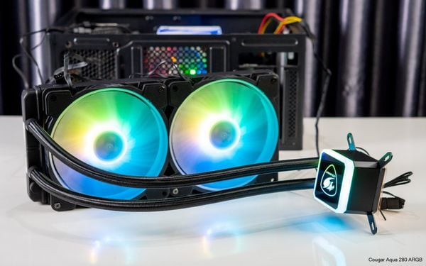 Tản nhiệt nước COUGAR AQUA ARGB 280 - Màu đen