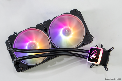 Tản nhiệt nước COUGAR AQUA ARGB 280 - Màu đen