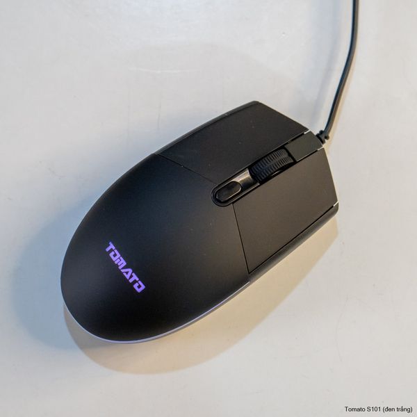 Combo bàn phím chuột Tomato S101 MIX LED RGB - Trắng đen