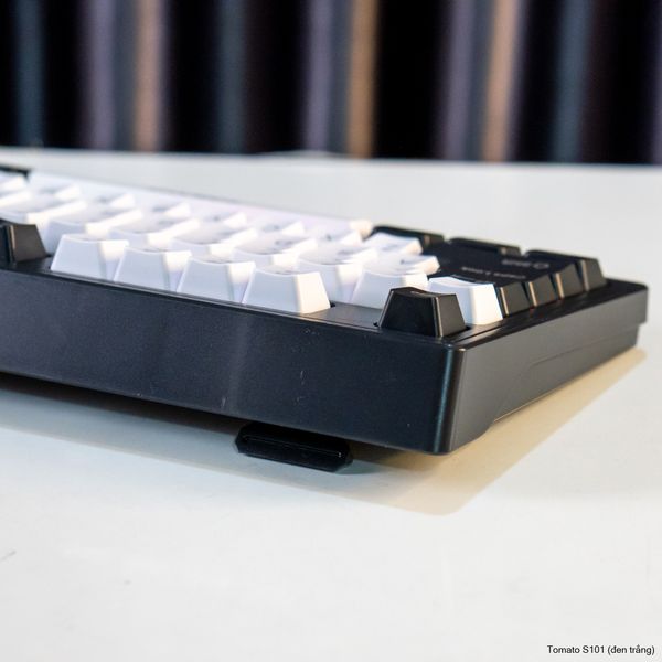 Combo bàn phím chuột Tomato S101 MIX LED RGB - Trắng đen