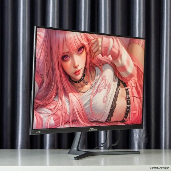 VSP Aivision V2407S (24inch, IPS, FHD, 100Hz, 5ms, Đen, ver 2025) - Màu đen