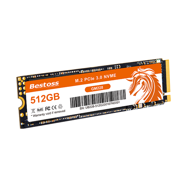 Ổ cứng SSD NVMe Bestoss GM228 256GB PCIe Gen3 x4 M.2 2280, đọc 2300MB/s