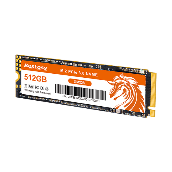 Ổ cứng SSD NVMe Bestoss GM228 256GB PCIe Gen3 x4 M.2 2280, đọc 2300MB/s