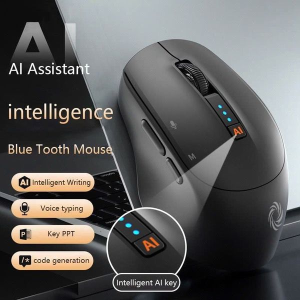 Chuột thông minh Coolerplus CPM A05 (tích hợp chat GPT AI) - Màu đen