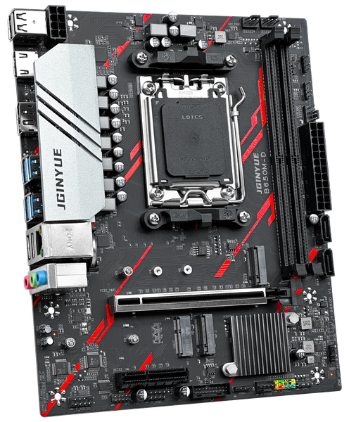 Bo mạch chủ JGINYUE B650M-D AMD AM5 DDR5 - Màu đen