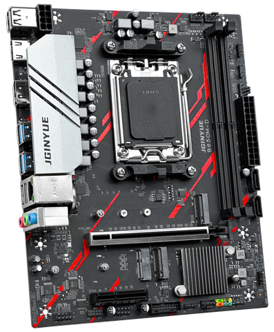Bo mạch chủ JGINYUE B650M-D AMD AM5 DDR5 - Màu đen