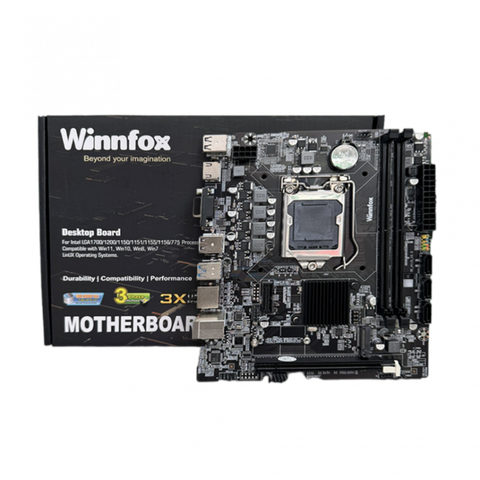 Bo mạch chủ H110 Winnfox (DDR4, M-ATX, LGA1151)