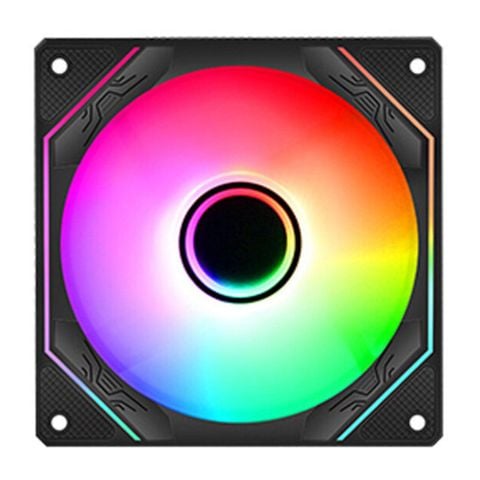 Fan Case Leopard 6Pro ARGB 120mm Đen, 4 Mặt Vô Cực