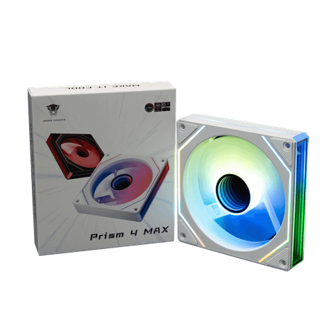 Fan Case Leopard Prism 4Max ARGB 120mm Trắng PWM