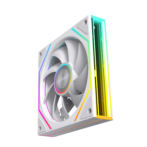 Fan Case Leopard Prism 4RS Ultra ARGB 120mm Trắng