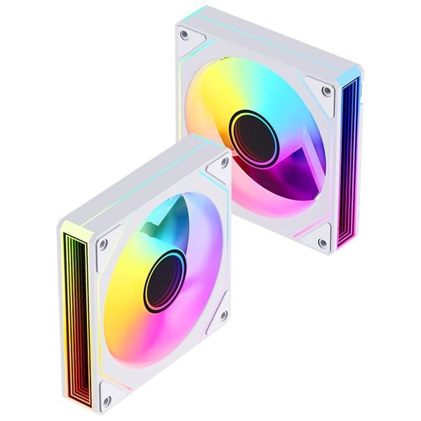 Fan Case Magic Snowman F-121 ARGB 120mm MOLEX 4 PIN Màu Trắng/Đen