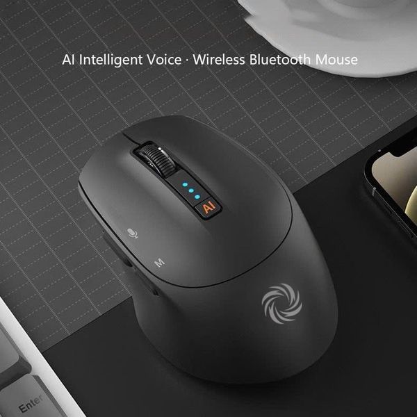 Chuột thông minh Coolerplus CPM A05 (tích hợp chat GPT AI) - Màu đen