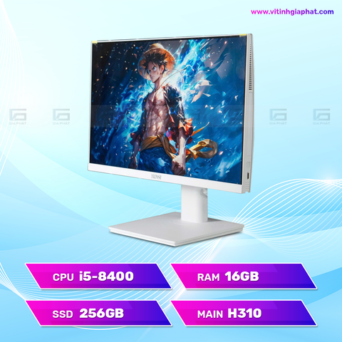 All in one YUNSI 24 inch Gen 8 (i5 8400- 16G - 256G - Wifi) - Màu trắng