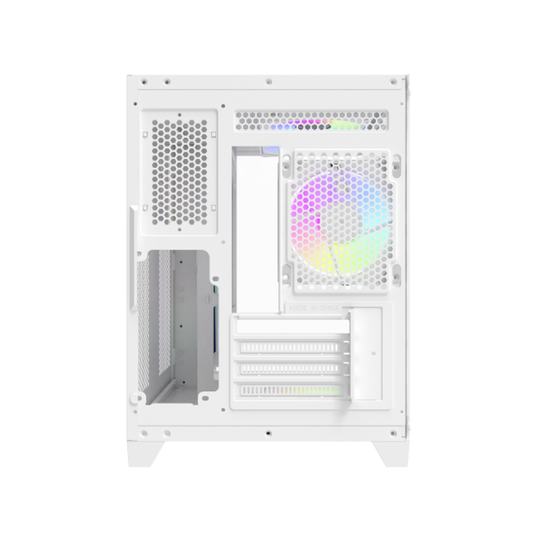 Thùng máy tính Magic GM-02 CURVED (M-ATX) - Màu Trắng