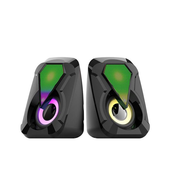 Loa Mini có dây 2.0 E-1053S 6W LED RGB 7 màu