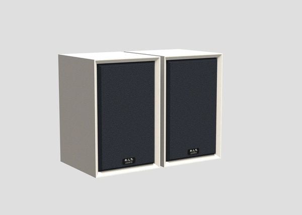 Loa Vi Tính Leerfei E-1904 Bluetooth 80W RMS Vỏ Gỗ - Màu Trắng/Đen