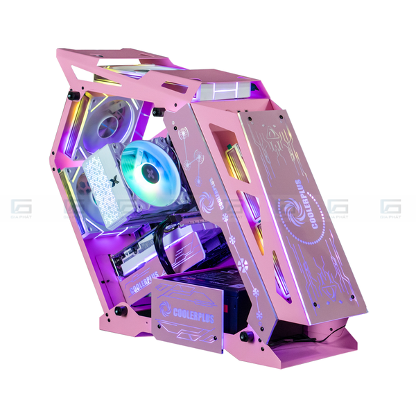 Thùng máy tính Gaming Coolerplus ES1 E-Sports CPL XIAOK - Màu hồng
