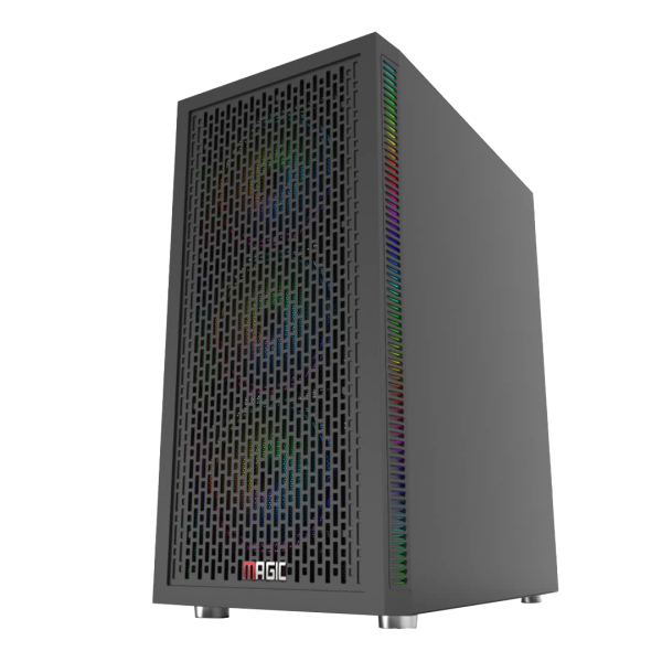 CASE MAGIC LUXURY i FULL TOWER - Đen | E-ATX, SẴN 4 FAN LED