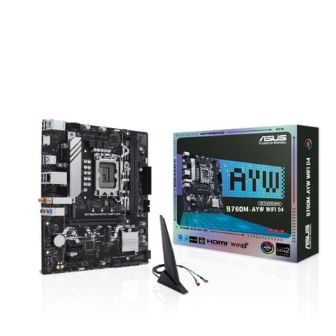 Bo mạch chủ Asus B760M-AYW WIFI DDR4 - Chính hãng